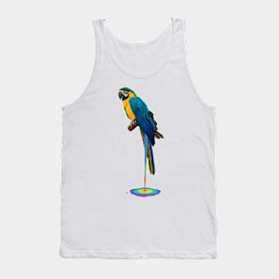 The blue-and-gold macaw, is a large South American parrot. Tank Top